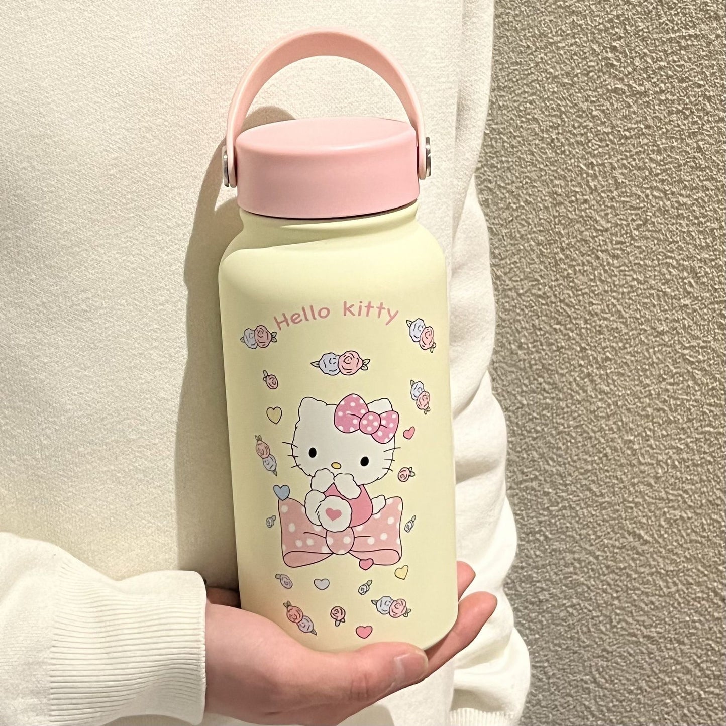 Damen isolierte Trinkflasche mit kreativem Hello Kitty Design Brehn