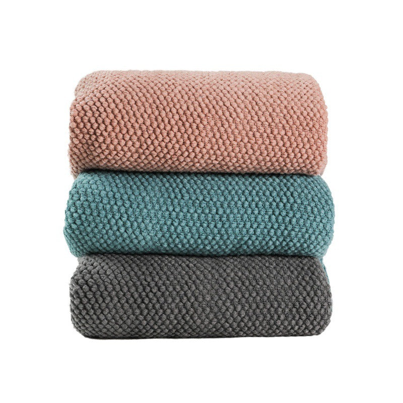 Gemütliche gestrickte Wurfdecke