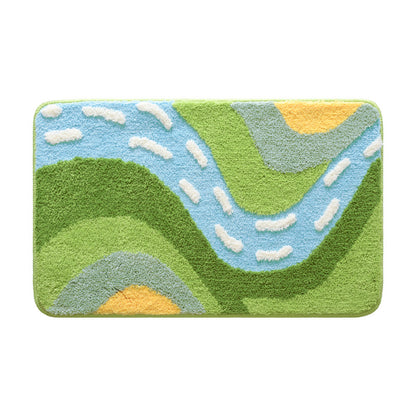 Abstract Landscape Badteppich Brehn