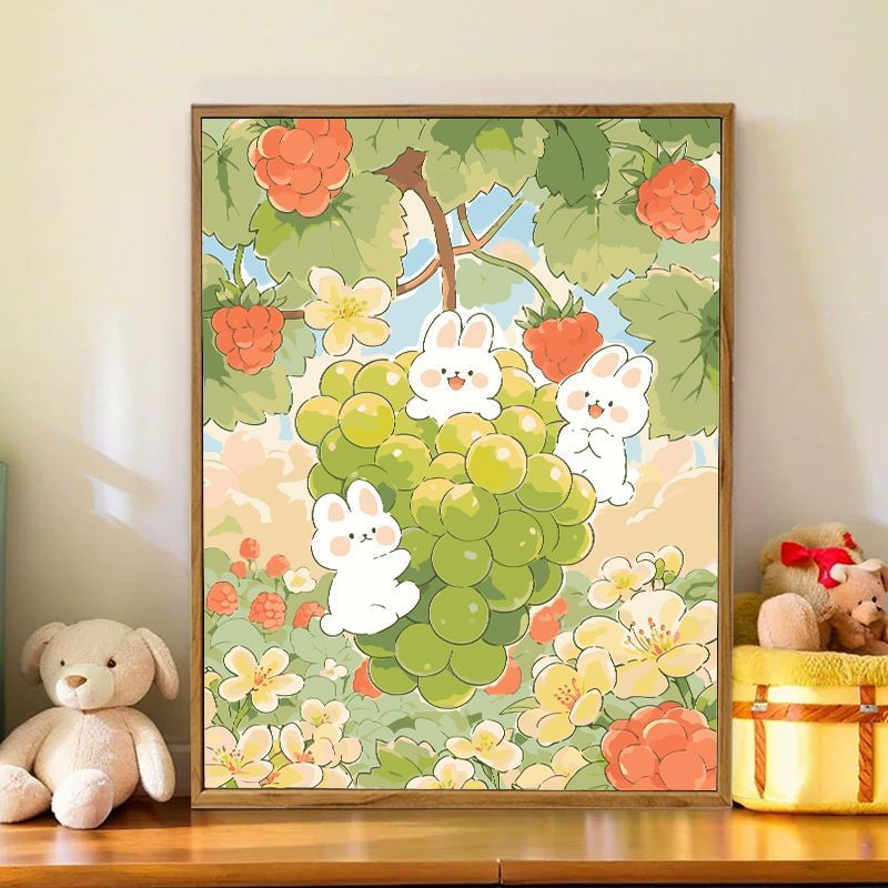 Verspielt Bunny-Thema Wandkunst Brehn