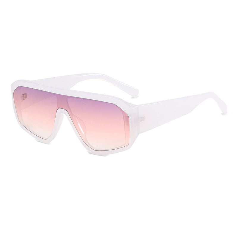 Damen Modische Oversized-Sonnenbrille im futuristischen Design Brehn