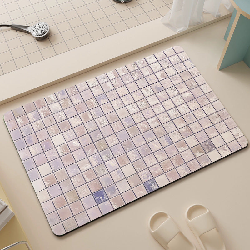 Luxuriöse Mosaikdesign-Badezimmermatte Brehn