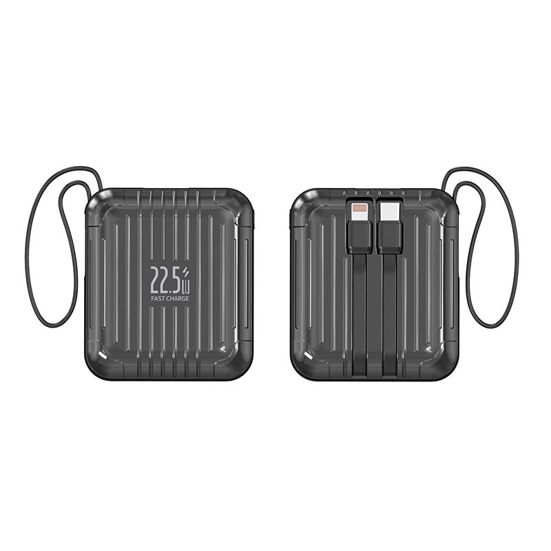Tragbare Powerbank mit innovativer Schnellladefunktion und ergonomischem Design Brehn