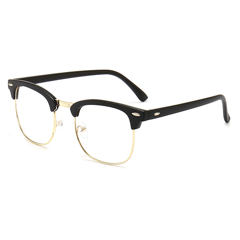 Damen modische Retro-Sonnenbrille mit metallischem Rahmen Brehn