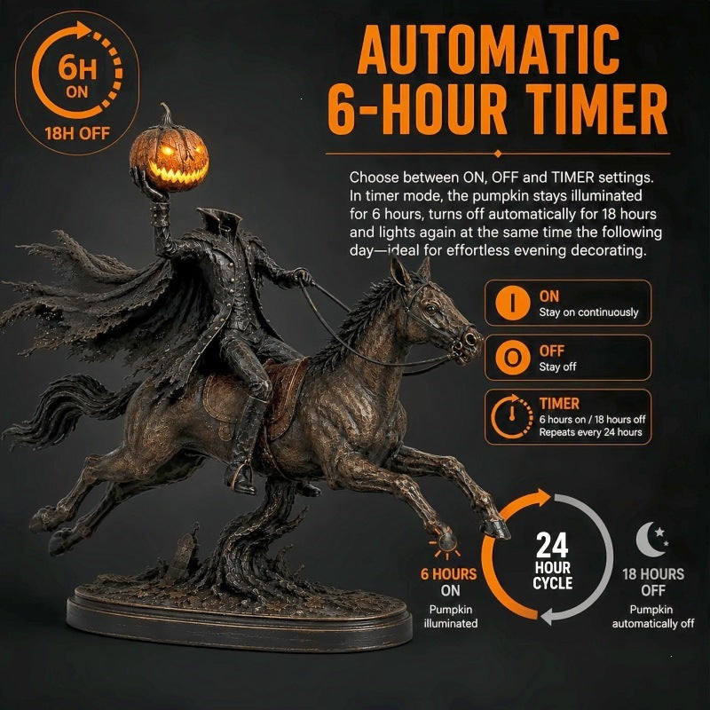 Halloween-Themen Reiterfigur Brehn