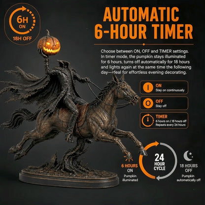 Halloween-Themen Reiterfigur Brehn