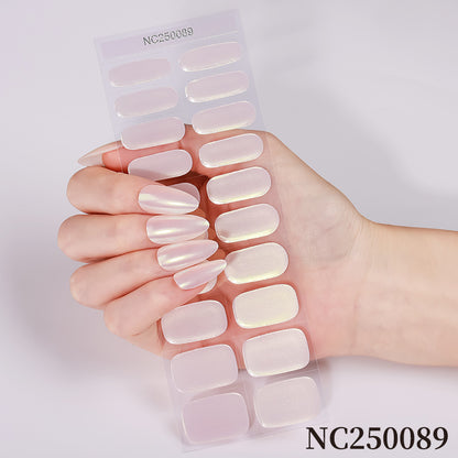 Glänzende Press-On Nail Wraps