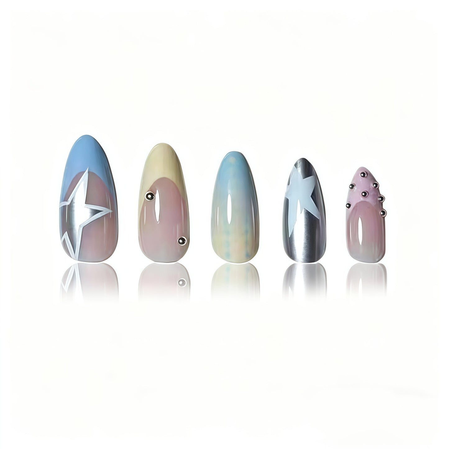 Chic Dekorative Druck-Ne Nail Art Brehn