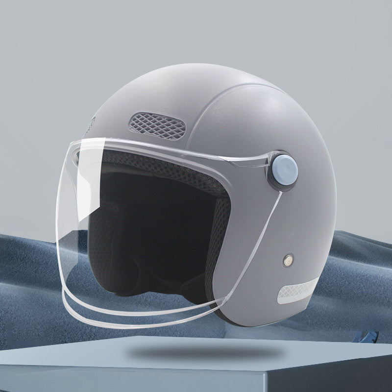 Vintage Motorrad Voll-Face Brehn
