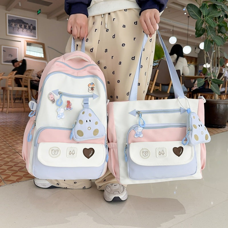 Verspielter Tier-Themen Mehrfach-Taschen Rucksack Brehn
