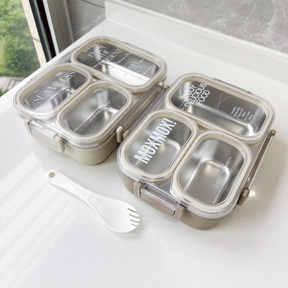 Premium Edelstahl Multi-Compartment Lebensmittel Aufbewahrungsbehälter