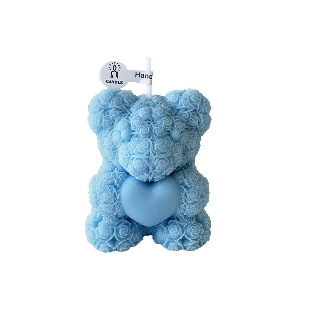 Künstlerische Teddy Bear Kerze