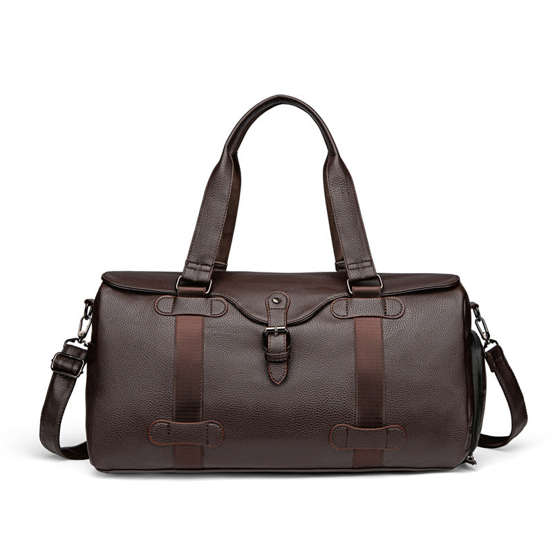 Premium Leder Reis Duffel Tasche Brehn