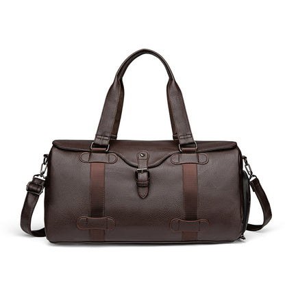 Premium Leder Reis Duffel Tasche Brehn