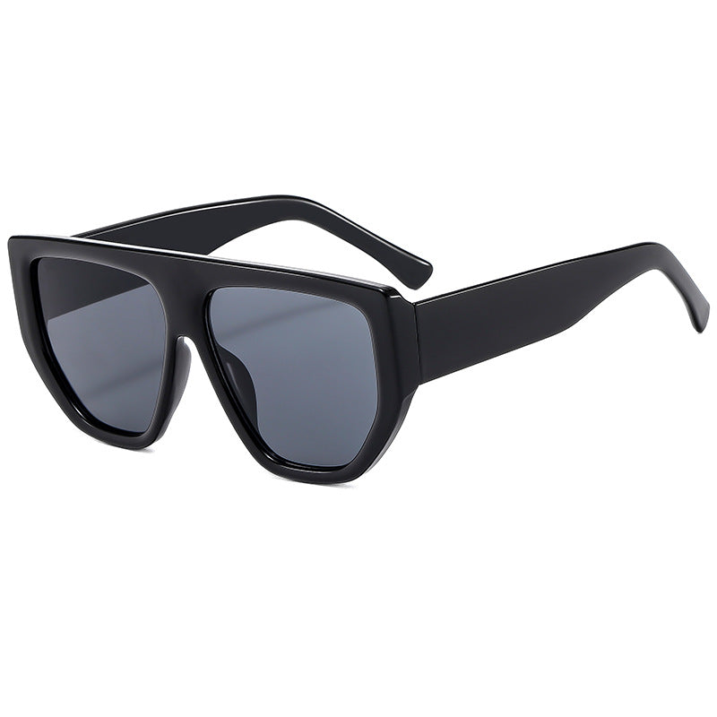 Damen Oversized Sonnenbrille mit stylischem geometrischen Rahmen Brehn