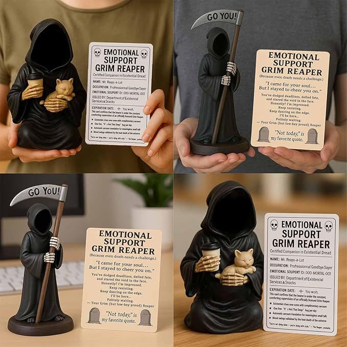 Emotional Support Sensenmann Figurine Brehn