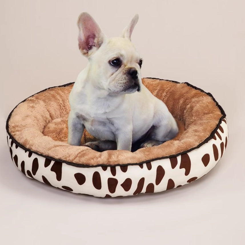 Bequemer runder Hundebett