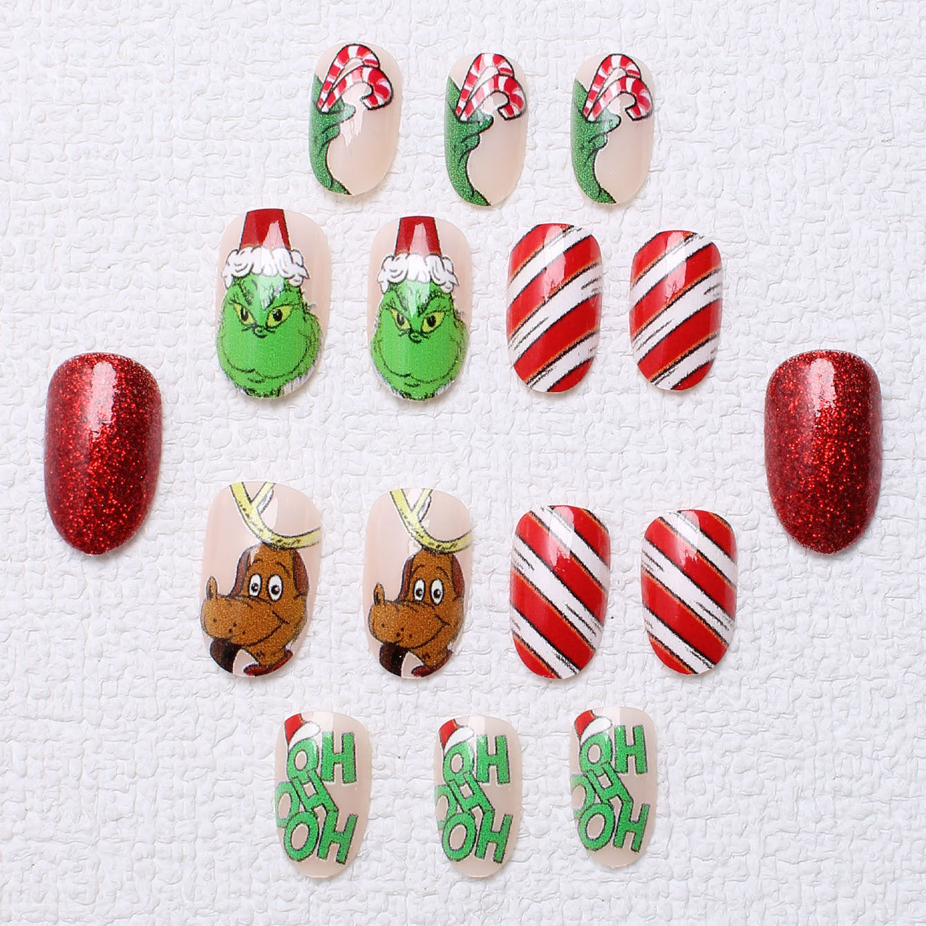 Urlaubs-Themen Press-On Nagelkunst Brehn