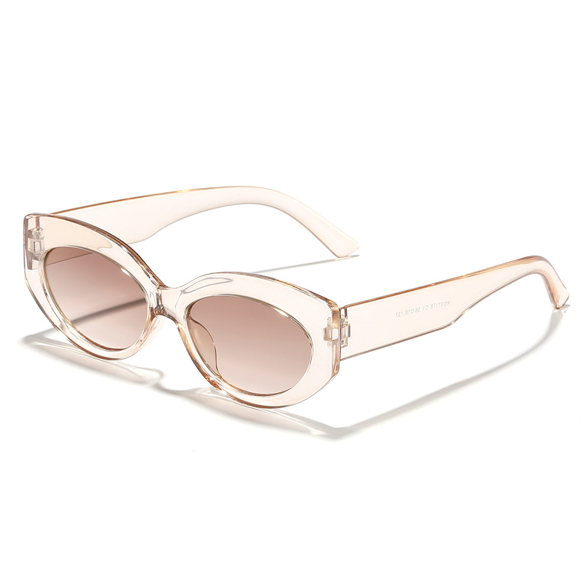 Damen Cat-Eye Sonnenbrille mit verspieltem Transparenzdesign Brehn