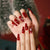 Elegante Weihnachts-Themen Press-On Nagelkunst Brehn
