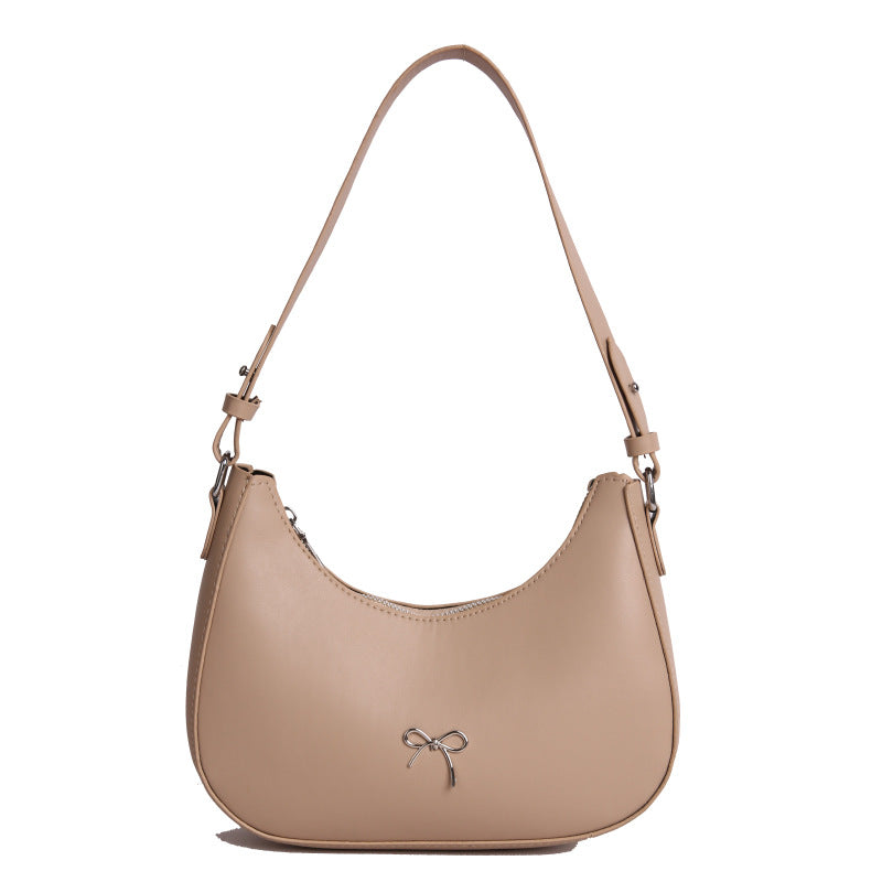 Stylische Bow Detail Schultertasche Brehn