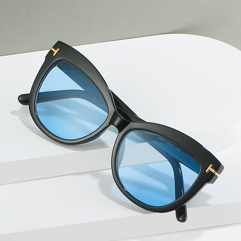 Chic Oversized Katzenaugen-Sonnenbrille Brehn