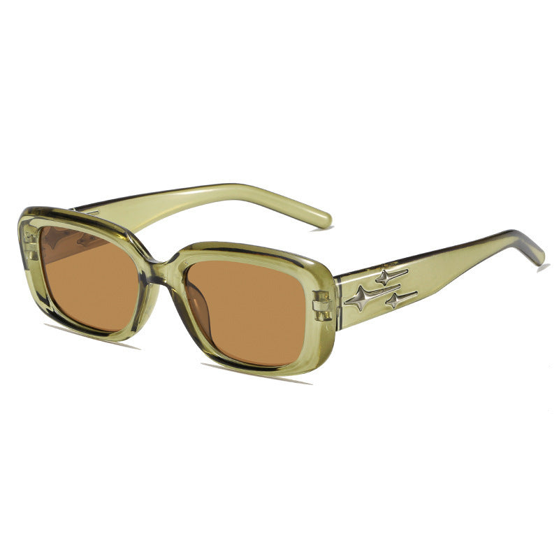 Vintage Inspirierte Quadratische Rahmen Sonnenbrille Brehn