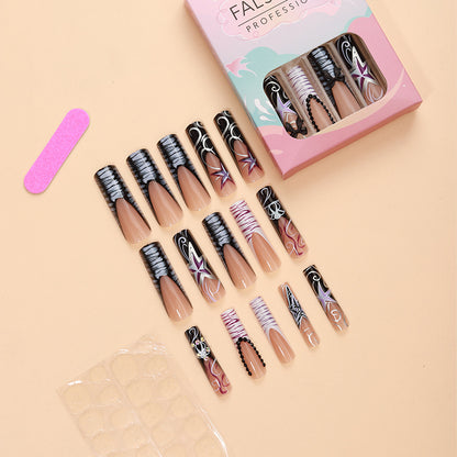 Künstlerisches thematisches Nagelspitzen-Set Brehn