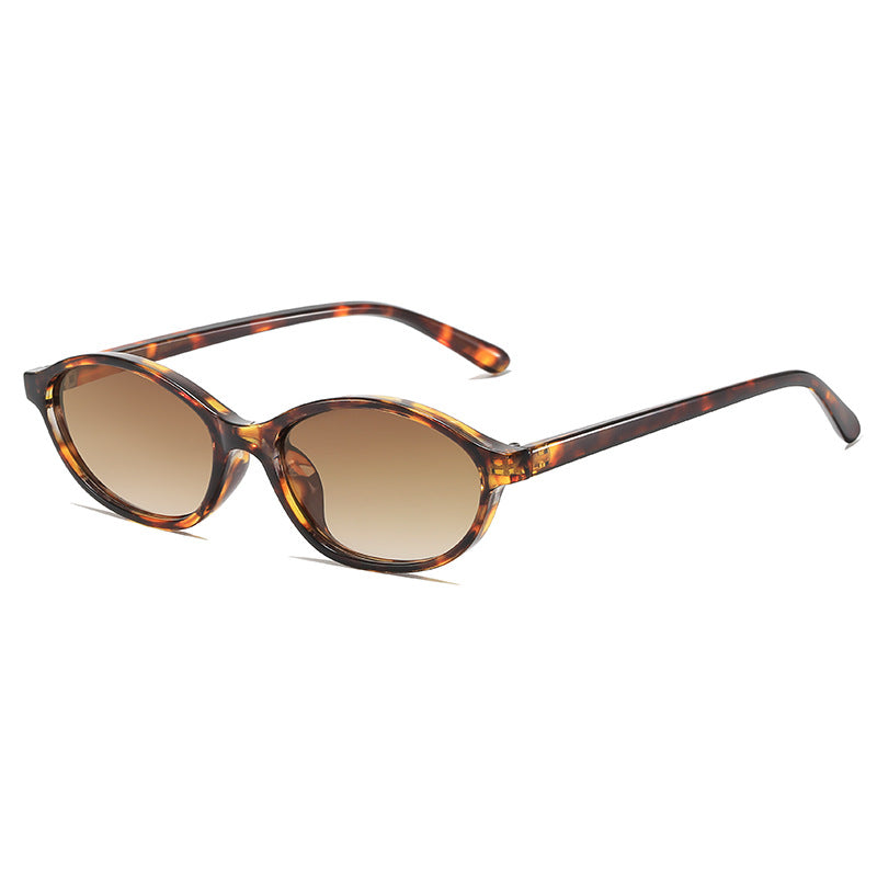 Elegante Vintage-inspirierte ovale Sonnenbrillen Brehn