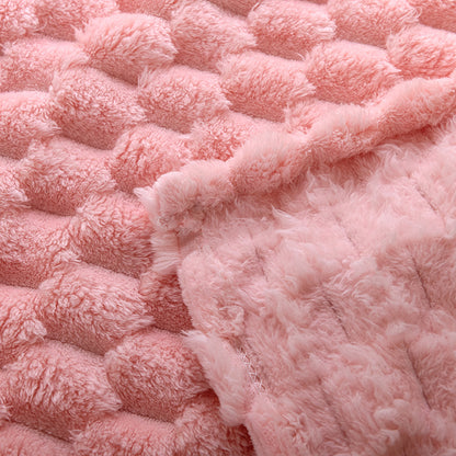 Damen Flauschige Decke mit strukturiertem Design Brehn