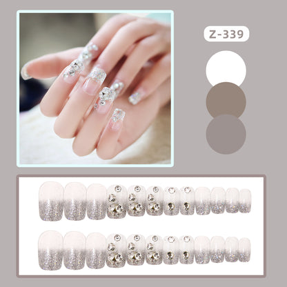 Rhinestone-besetztes Press-On Nail Art Kit Brehn