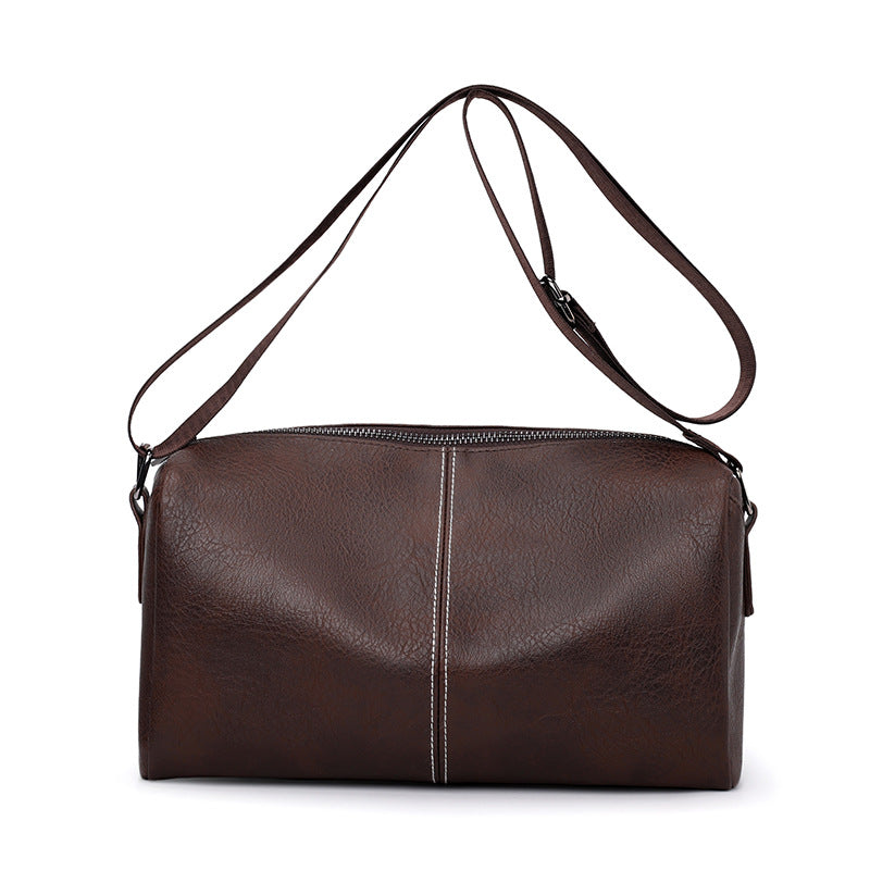 Vintage Leder Umhängetasche Brehn