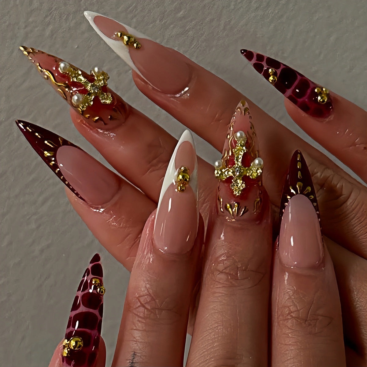 Luxe Stiletto Nagelkunstverlängerungen Brehn