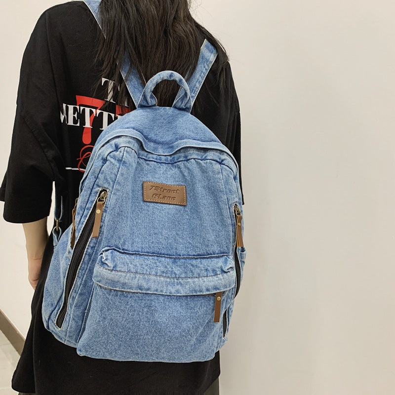 Stylische Denim-Rucksack Brehn