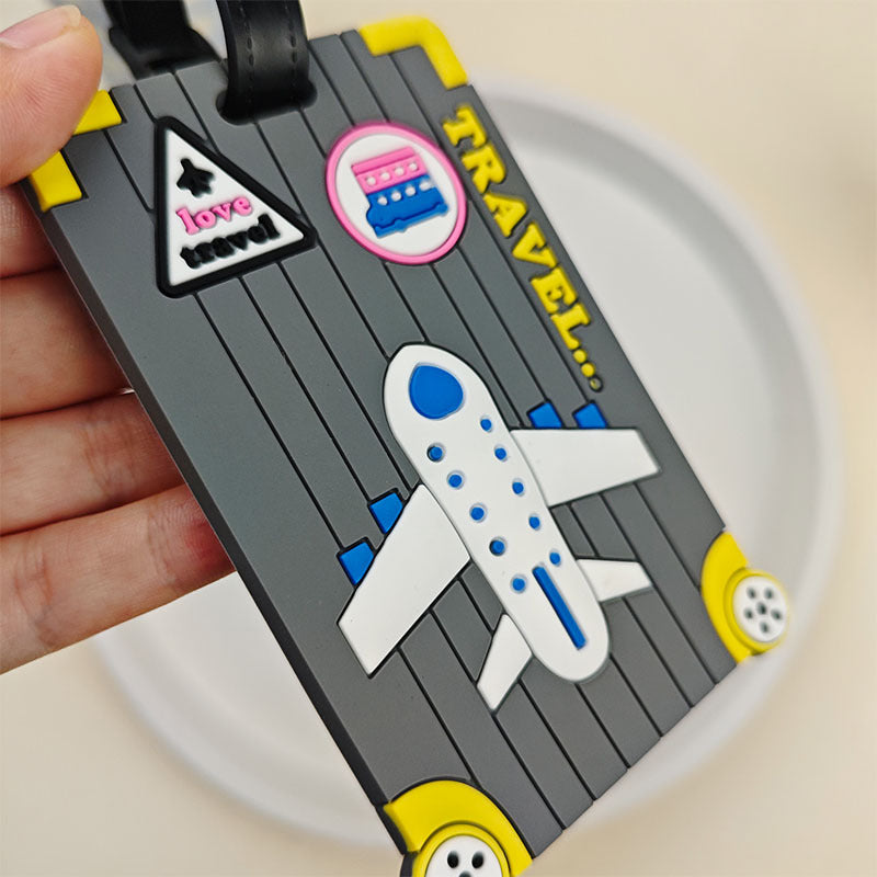 Unisex Gepäckanhänger im lustigen Flugzeugdesign Brehn