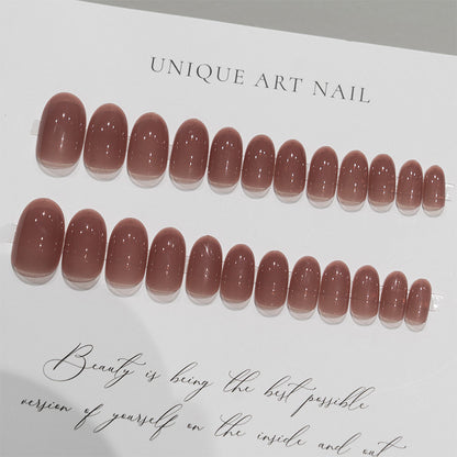Glossy Press-On Nagelkunst mit elegantem Finish Brehn