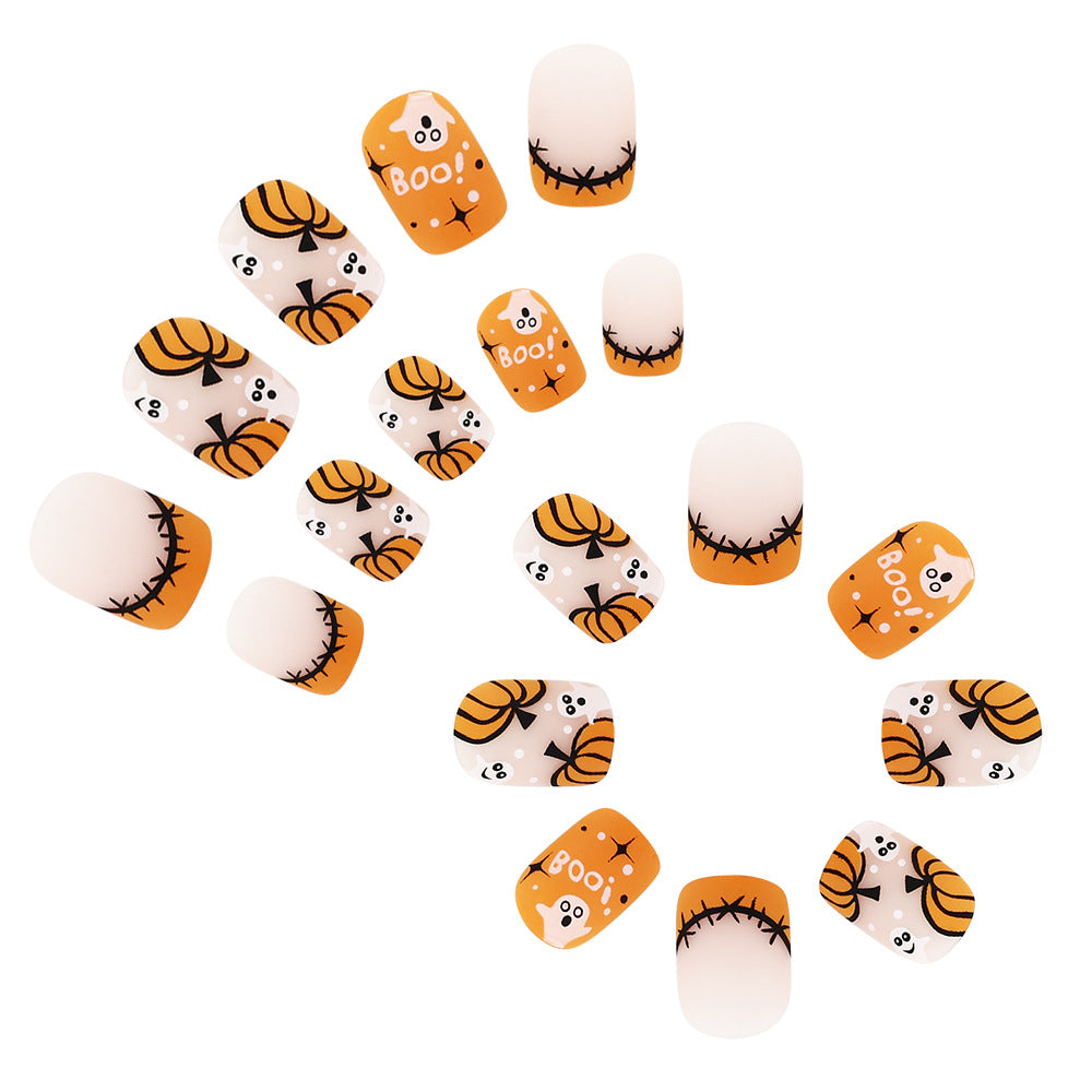 Halloween-Themen Press-On Nagelkunst Set Brehn