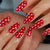 Premium Punkte Press-On Nagelset Brehn
