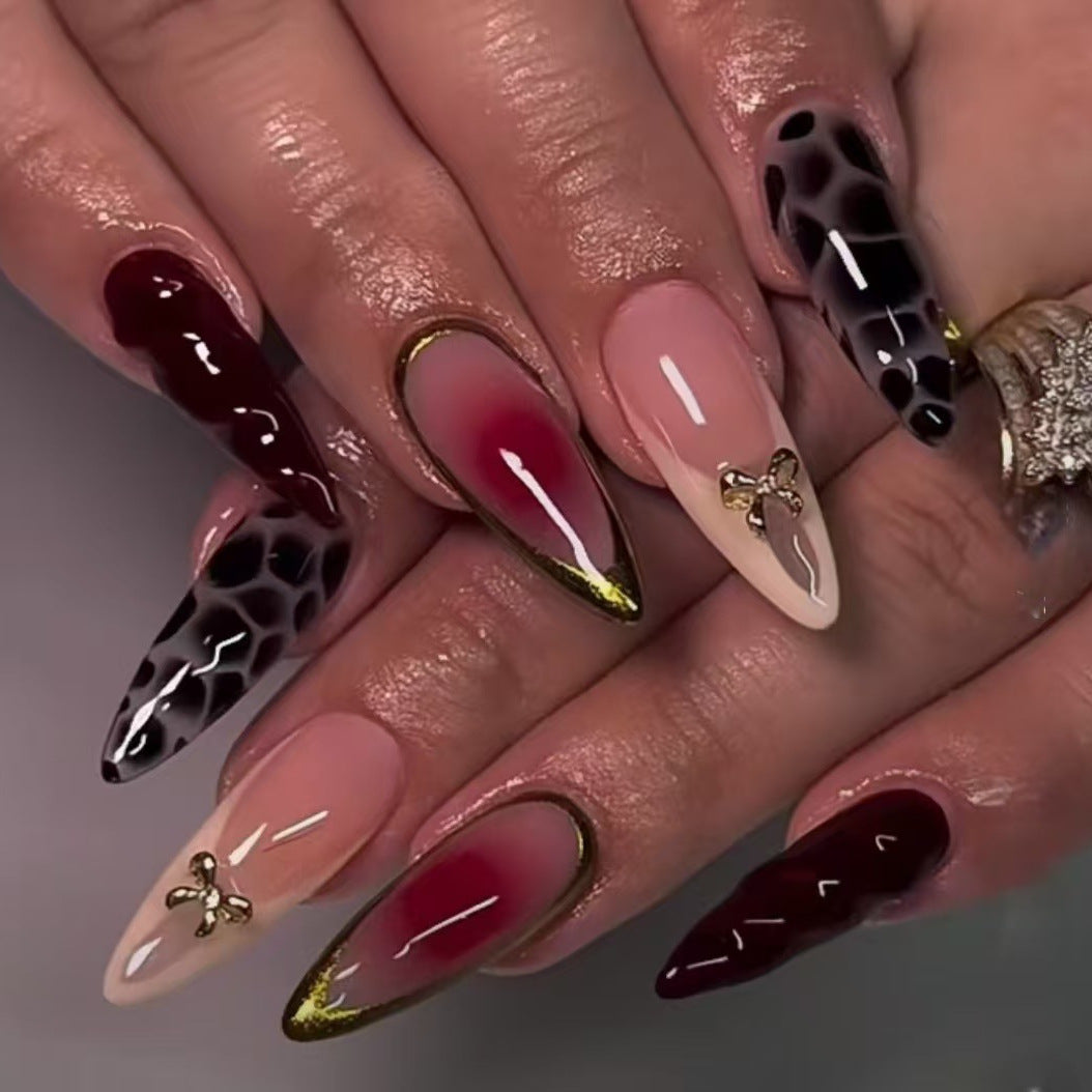 Elegantes Künstlerisches Acrylnageldesign-Set