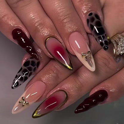 Elegantes Künstlerisches Acrylnageldesign-Set
