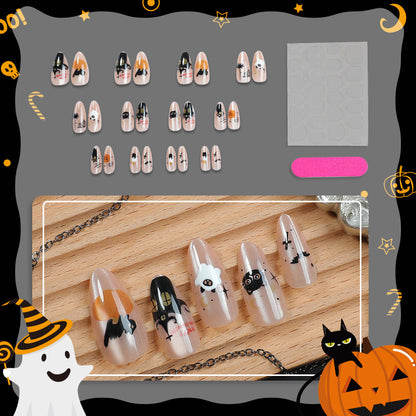 Halloween-Themen Nagelkunst Press-On Kollektion