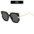 Schicke geometrische Sonnenbrille