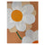 Blumige Texturierte Leinwand Wandkunst