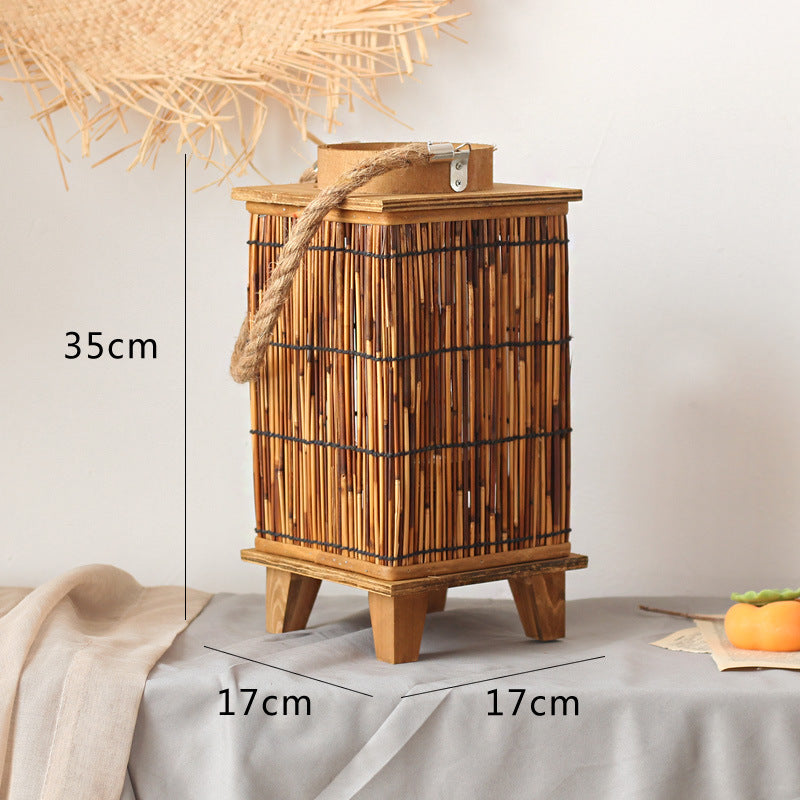 Handgefertigte Laterne aus Naturmaterial Brehn