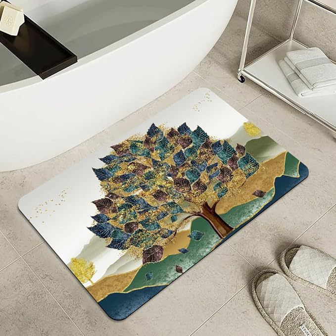 Premium abstraktes Design Duschmatte