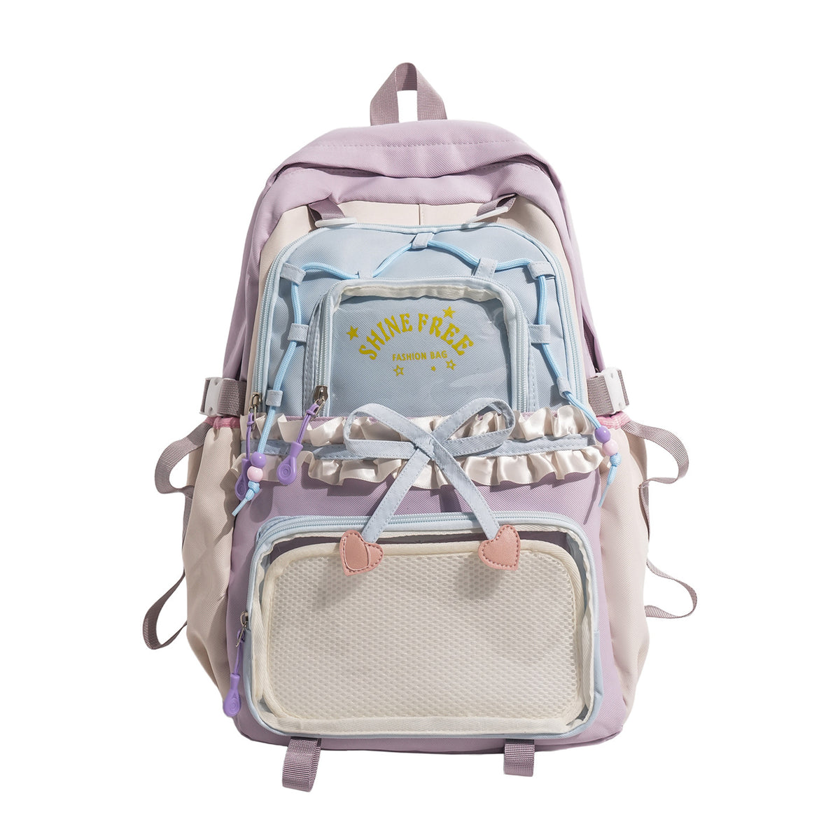 Stylische Multi-Compartment Mode Rucksack Brehn