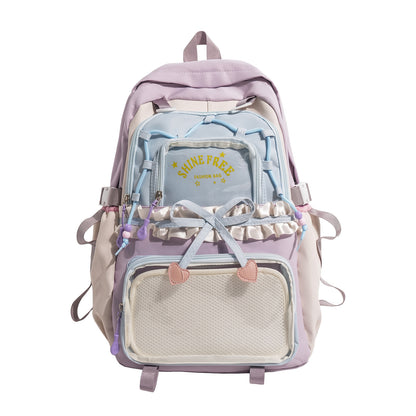 Stylische Multi-Compartment Mode Rucksack Brehn