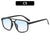 Trendy Minimalistische Rechteck-Sonnenbrille