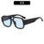 Futuristische geometrische quadratische Sonnenbrille