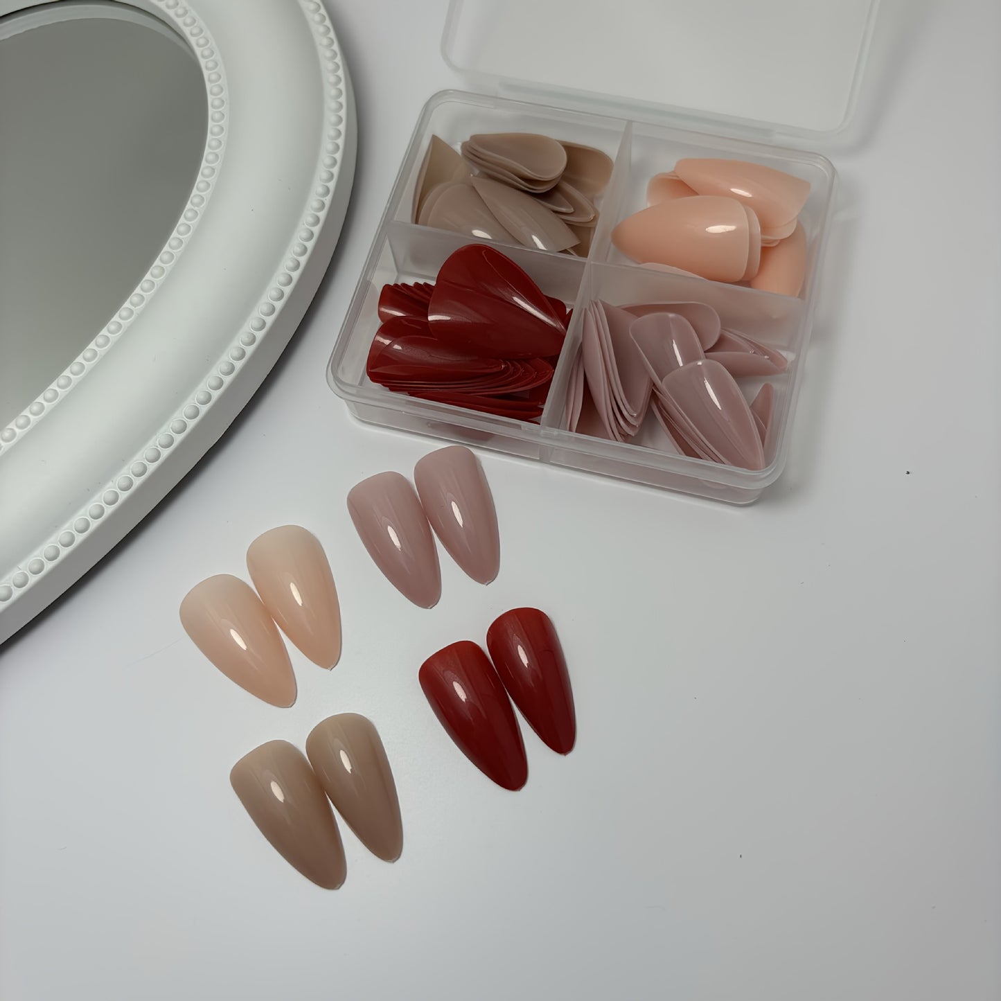 Premium Stiletto Press-On Nagelset Brehn